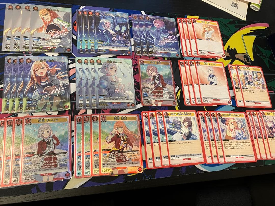 ユニオンアリーナ　学園アイドルマスター　リーリヤ　清夏　デッキ