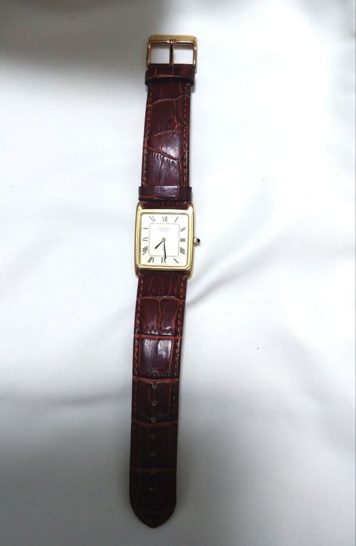 超希少　SEIKO　ローマン　タンク　腕時計　新品電池交換済み