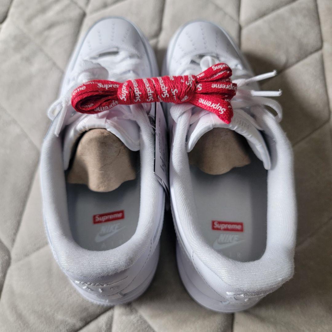 Nike Air Force 1 Supreme 27cm ホワイト