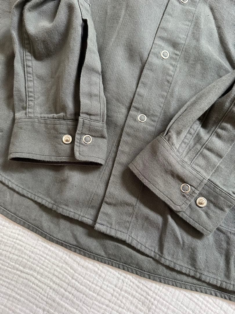 最新 nonnative WORKER ZIP SHIRT C/Li TWILL