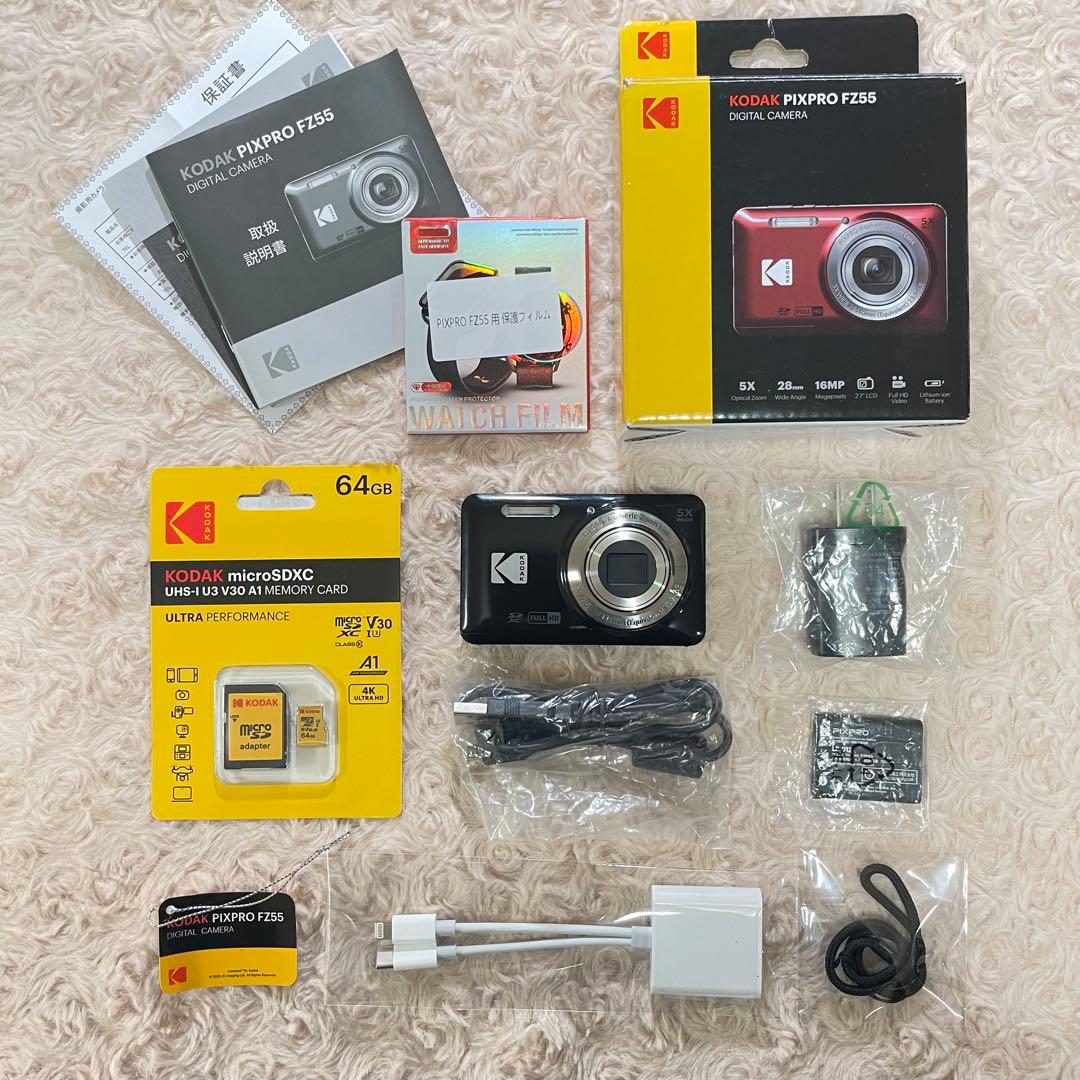 美品✨Kodak PIXPRO FZ55✨動作確認済 スマホ転送OK 人気No1