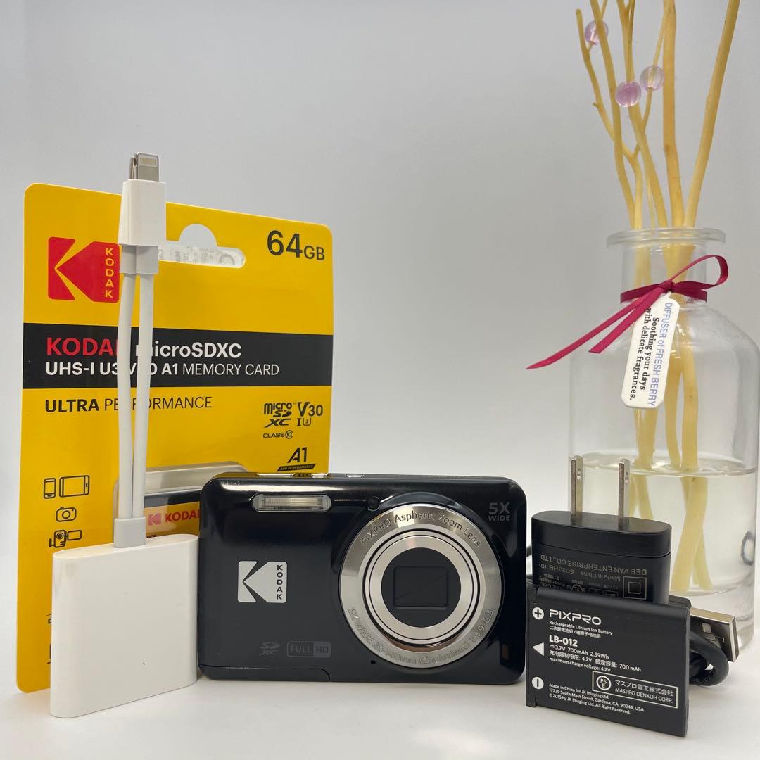 美品✨Kodak PIXPRO FZ55✨動作確認済 スマホ転送OK 人気No1
