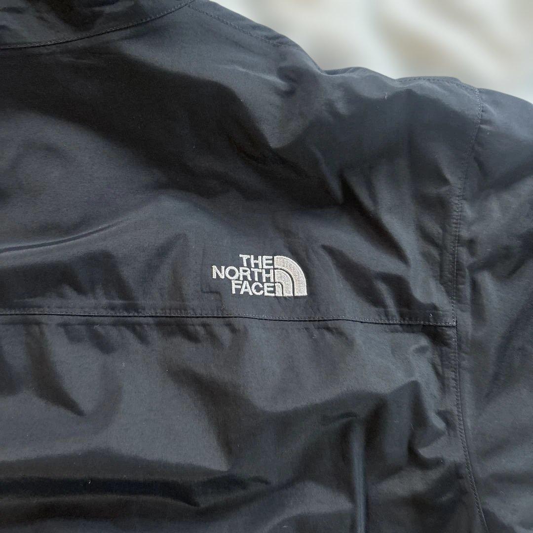 値下げ　ノースフェイス ブラック マウンテンパーカー XL
