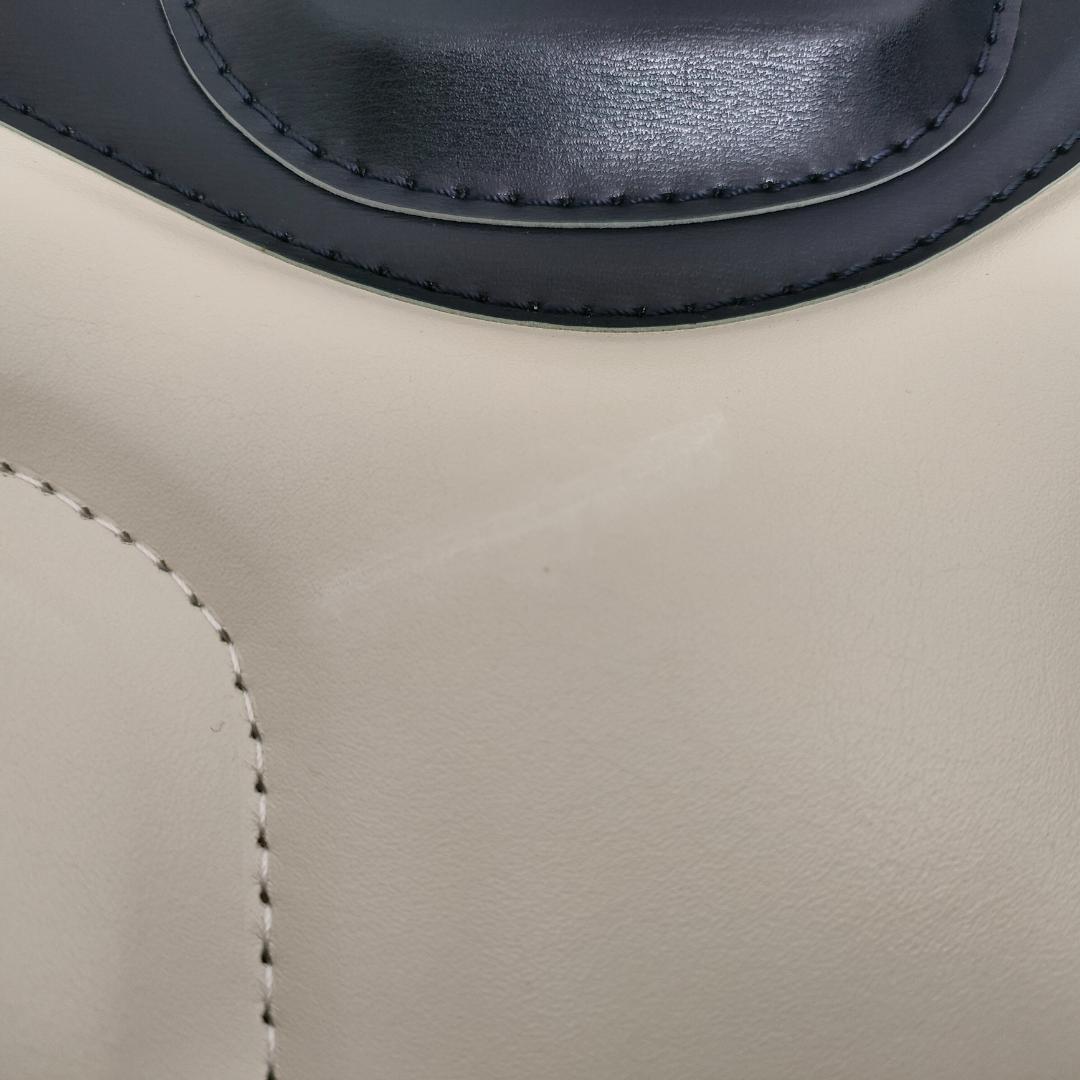 【未使用品】トヤマかばん店 牛革ボルサ ランドセル 紺/アイボリー