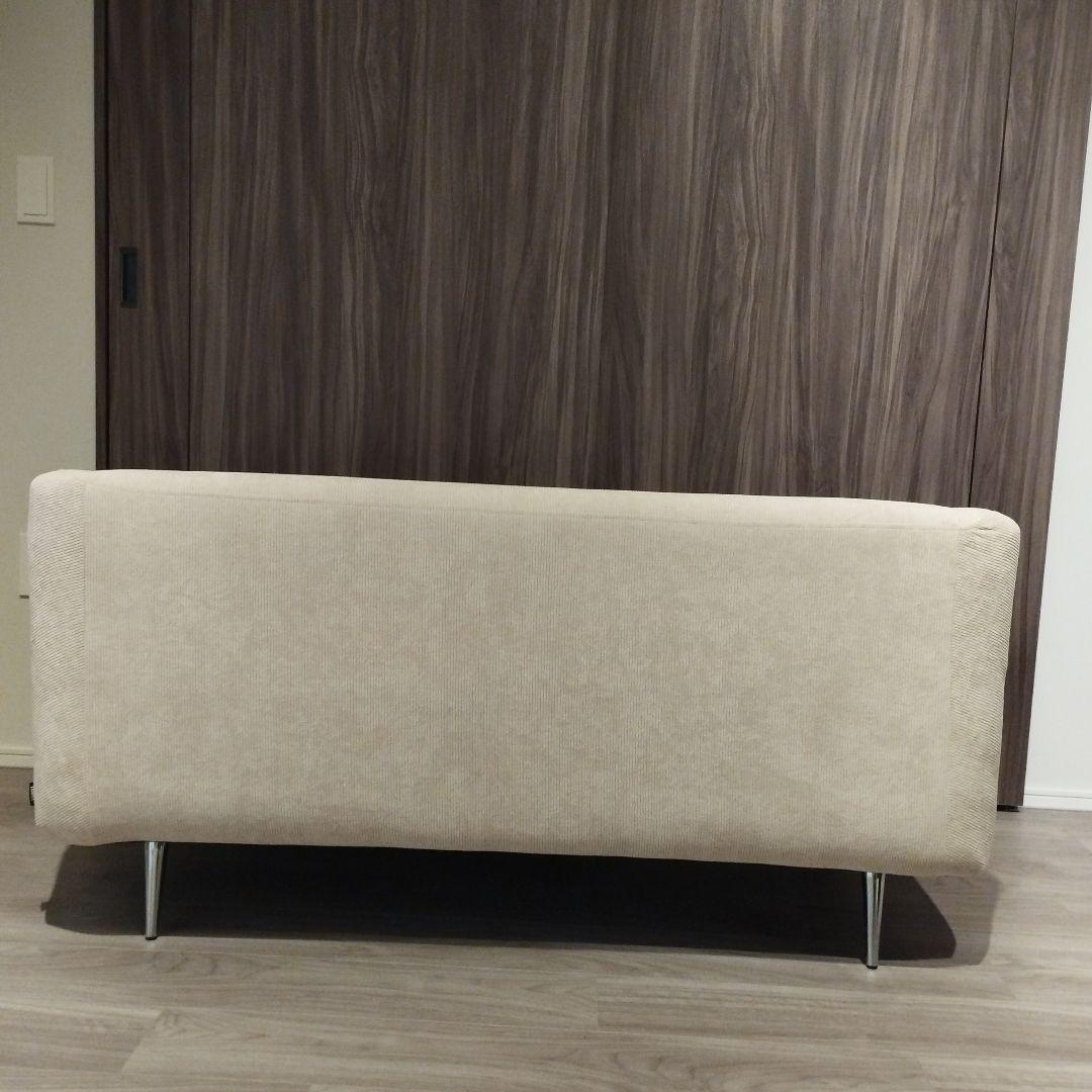 ベージュ 2人掛けソファ