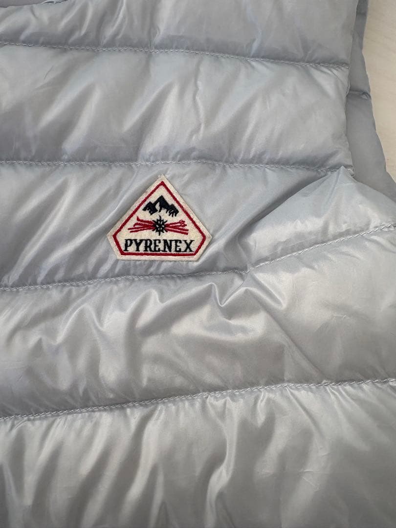 PYRENEX アイスブルー　レディース　　 　ダウンベスト