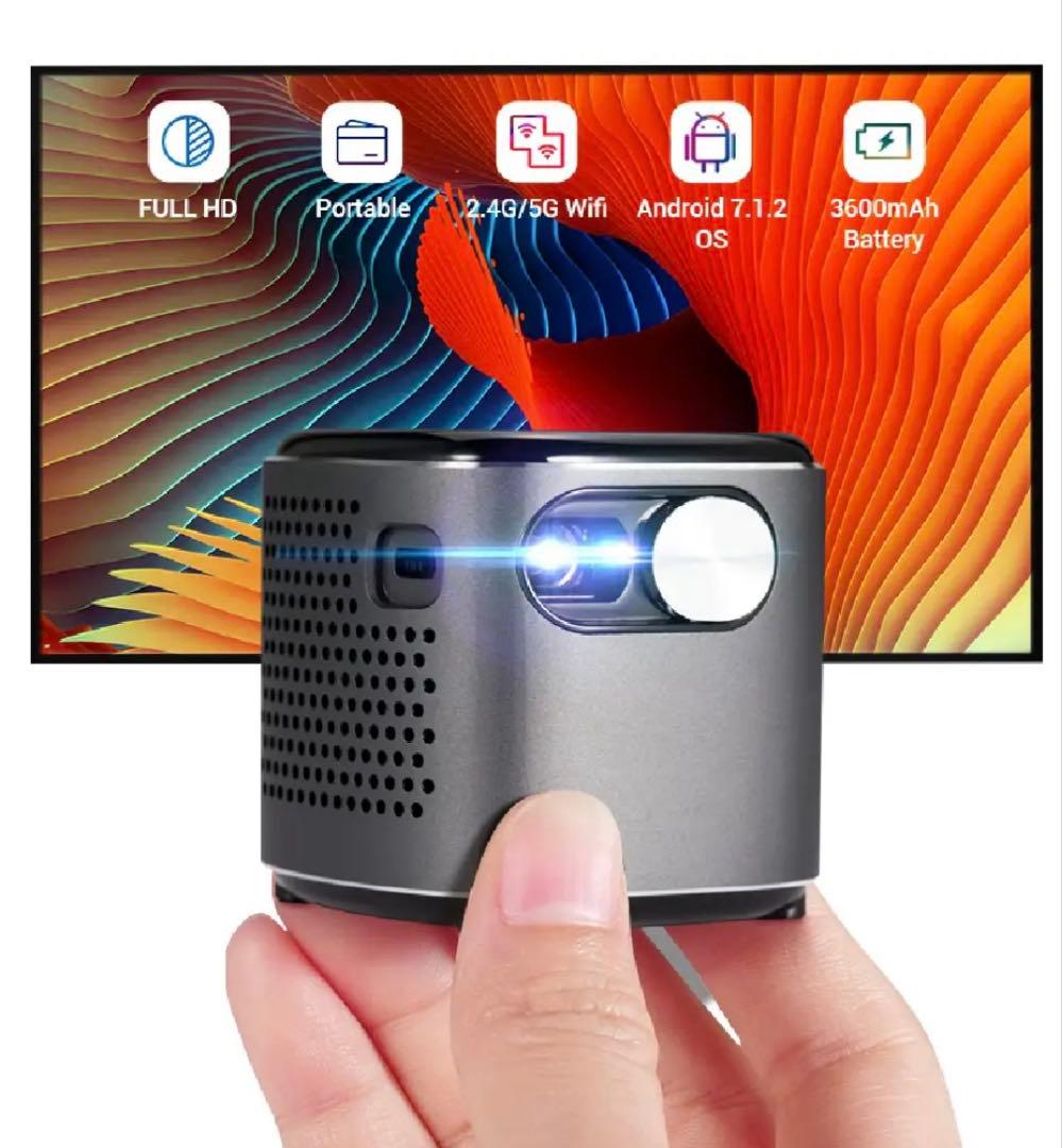 美品　ミニ　プロジェクター ポータブル コンパクト