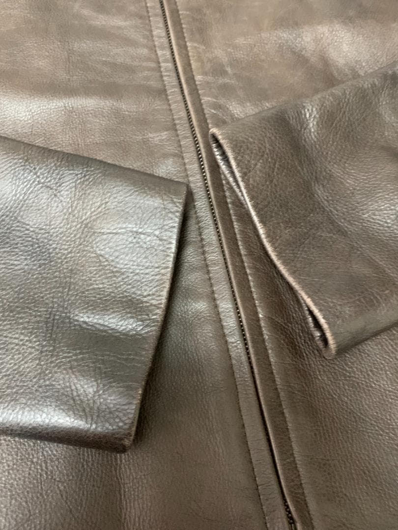 フランス製 [A.P.C.] シングルライダース レザージャケット M 牛革