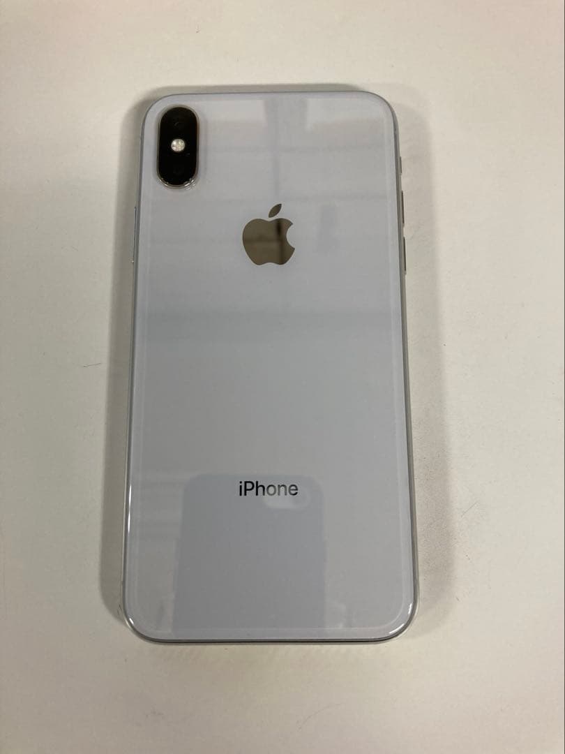 美品iPhone X 256GB シルバー SIMフリー動作確認済 初期化済
