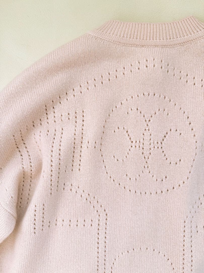 未使用エルメス34ロングスリーブカーディガン