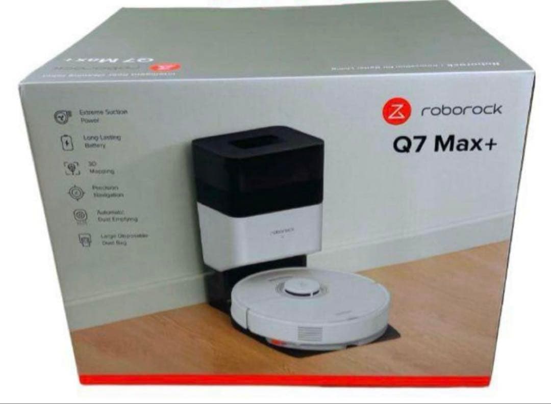 【新品】ロボロックQ7 MAX＋ 自動ゴミ収集 水拭き マッピング 強力吸引