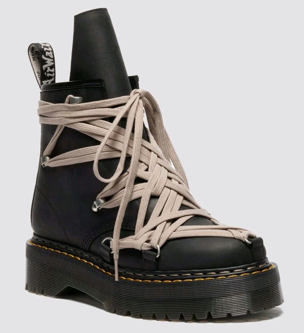 24 マーチン Rick Owens 1460 MEGALACE BOOT