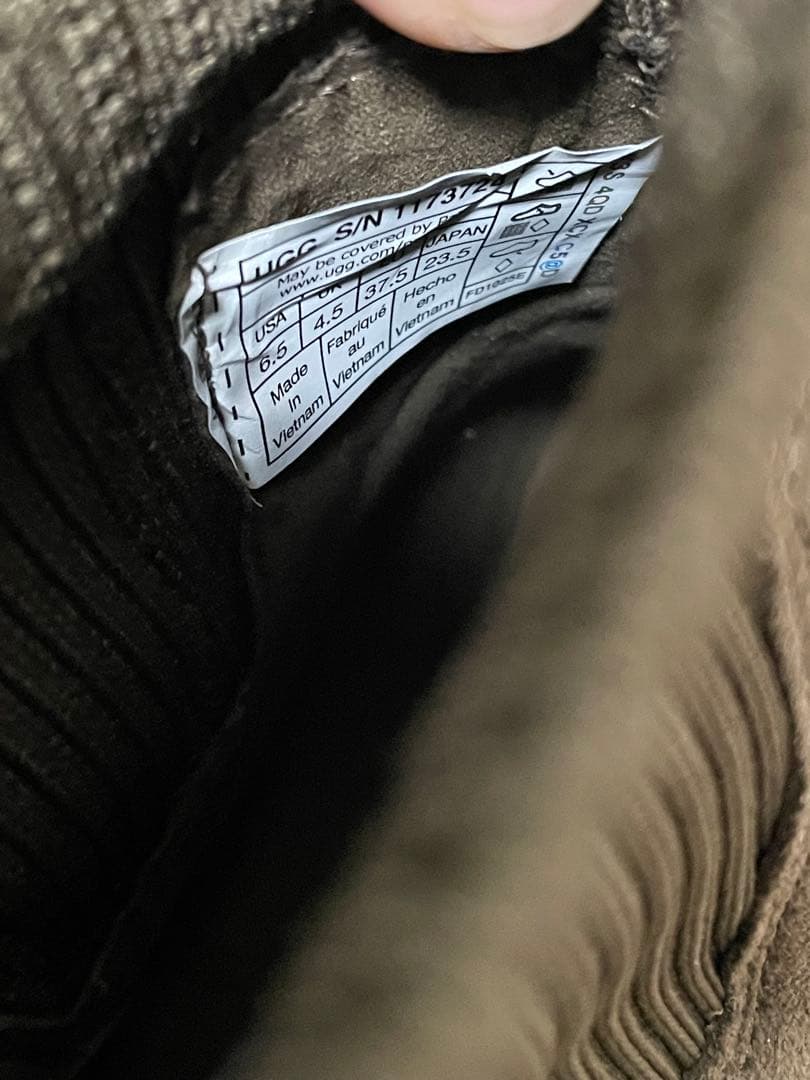 も*も様 美品　UGG モクシーチェルシー　ブラウン スエード ブーツ　23.5