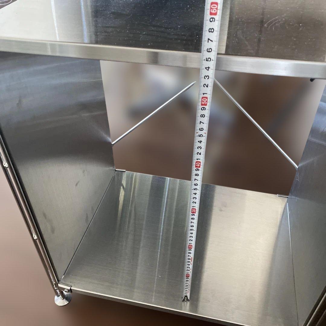 無印良品 ステンレスユニットシェルフ 小 幅58cmインナーパネル付