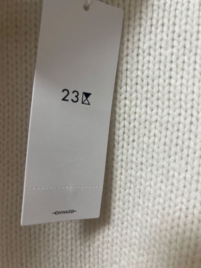 【GISELe掲載】ウールカシミヤ パフスリーブ ニット23区今季新品