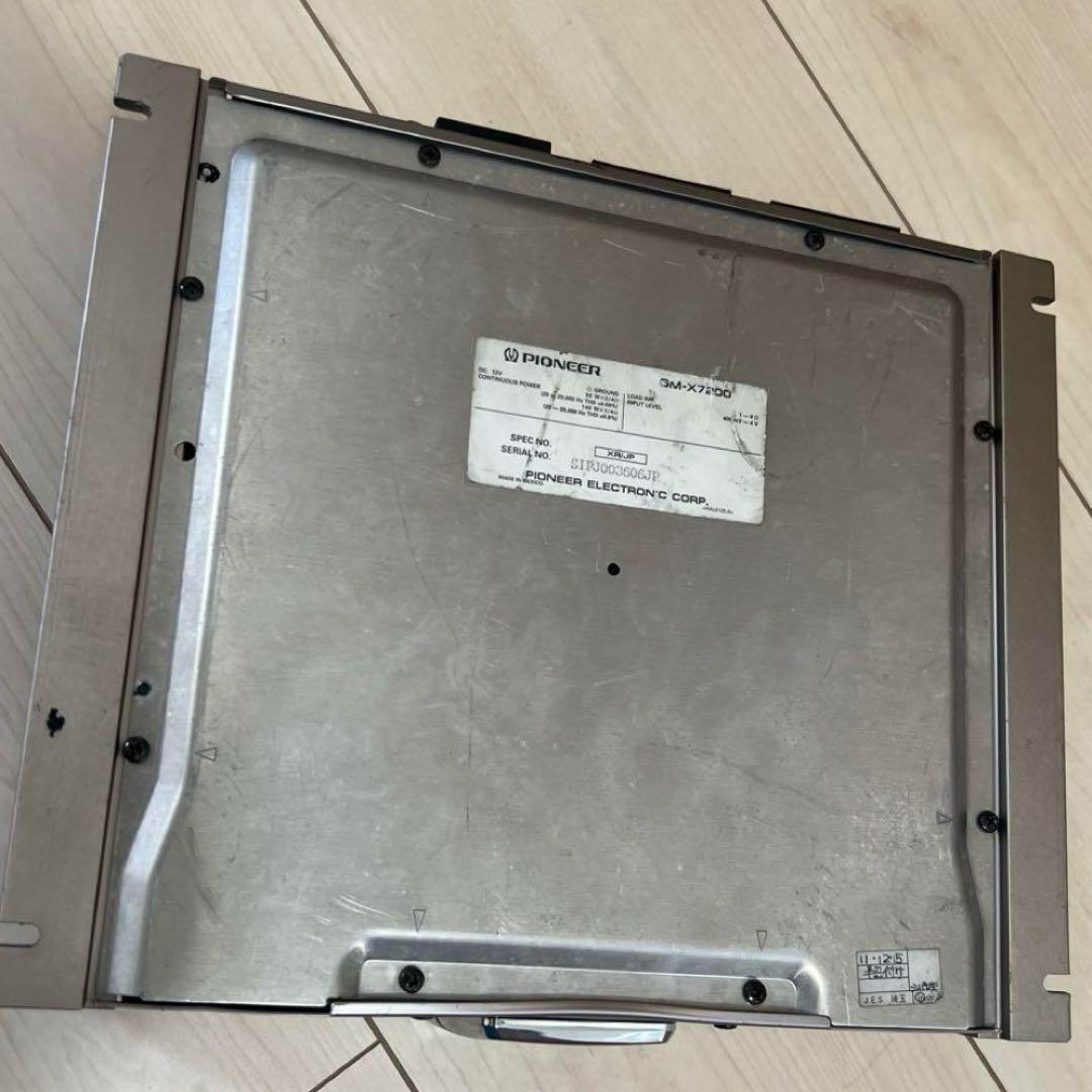 【美品】carrozzeria GM-X7200 PIONEERパワーアンプ