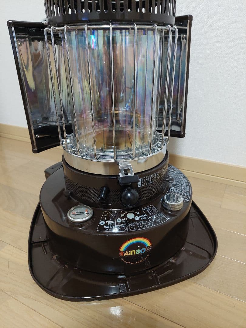 値下　トヨトミレインボー　石油ストーブ　反射板付き　RB2形　芯交換済み