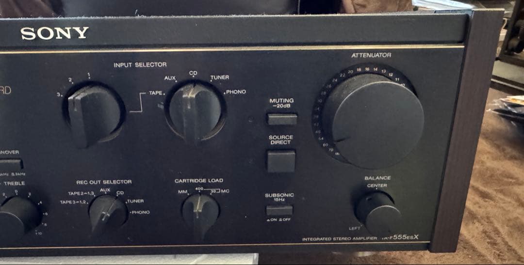 SONY TA-F555ES 555ESX アンプ　通電確認済