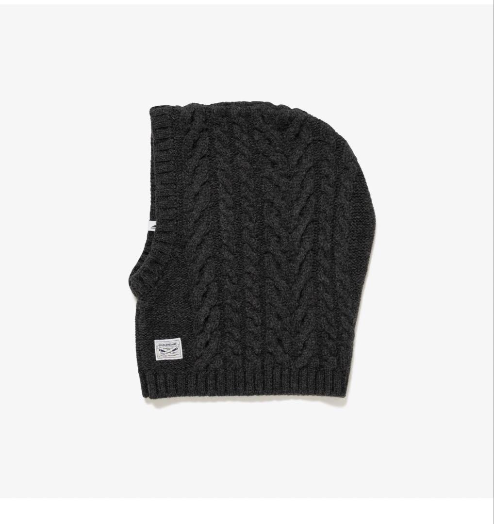 DESCENDANT SPEAR HOOD WORMER チャコール