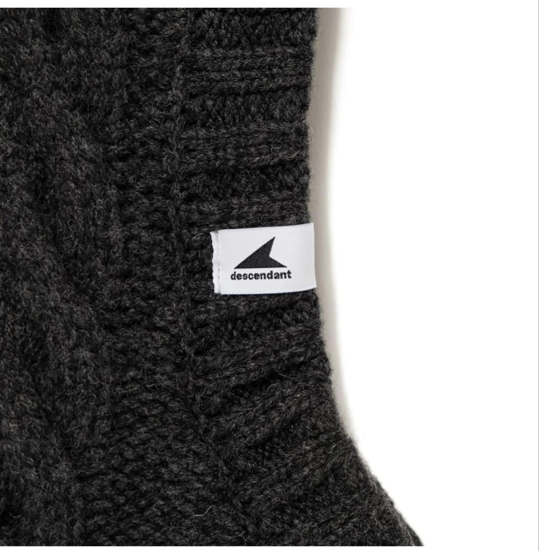 DESCENDANT SPEAR HOOD WORMER チャコール