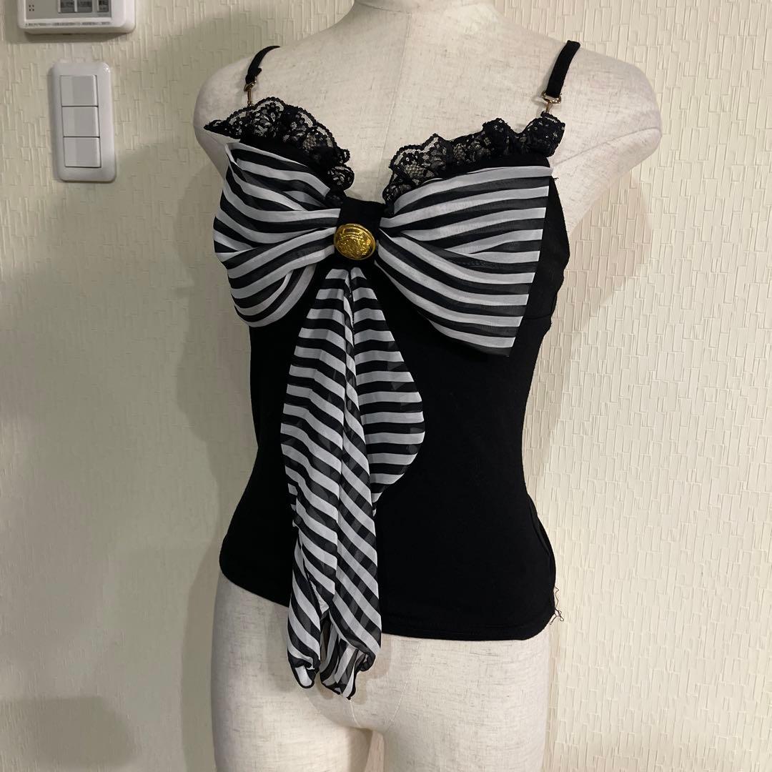 d.i.a/BIGリボン×背中レースキャミソール