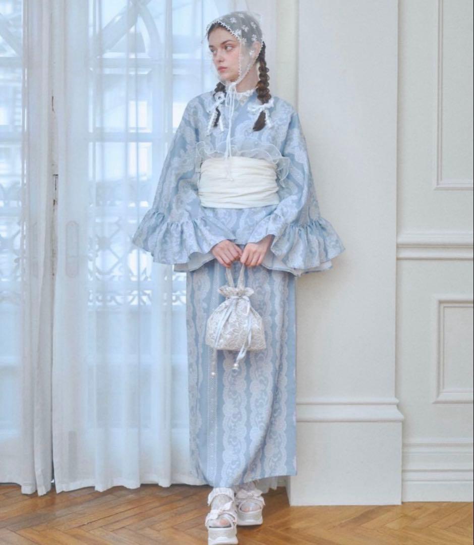 lovilyn セパレート浴衣(帯セット) 、推し活チュールエプロン