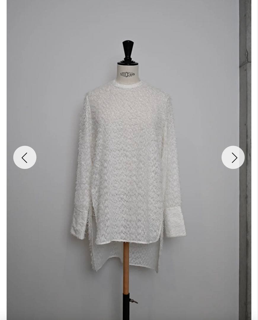 chieko+ フラッフィードレスシャツ　サイズ38