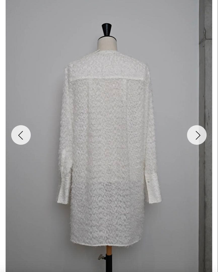 chieko+ フラッフィードレスシャツ　サイズ38