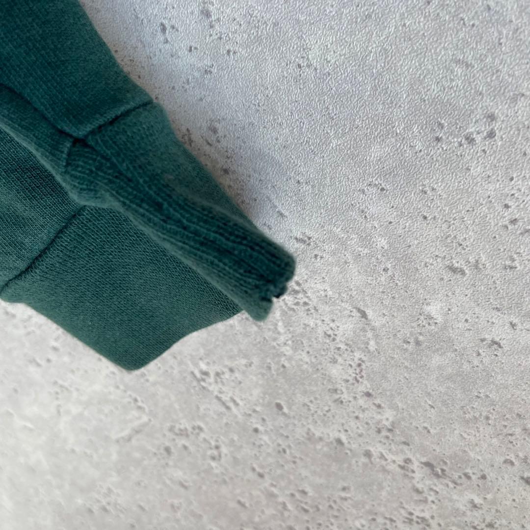 NIKE 銀タグ 90s アメリカ製 スウェット 刺繍ロゴ 1番人気 カーキ 緑