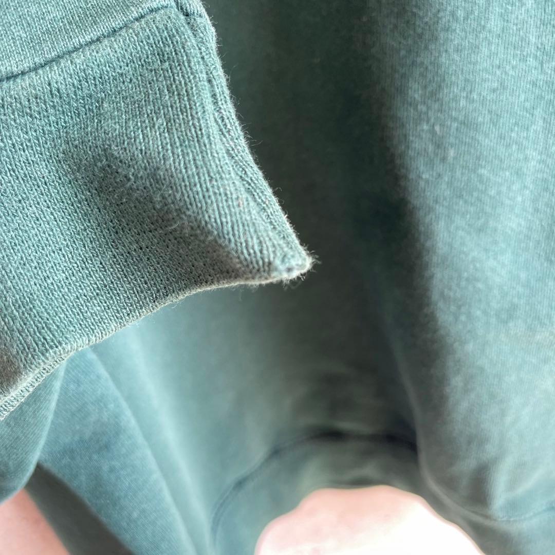 NIKE 銀タグ 90s アメリカ製 スウェット 刺繍ロゴ 1番人気 カーキ 緑