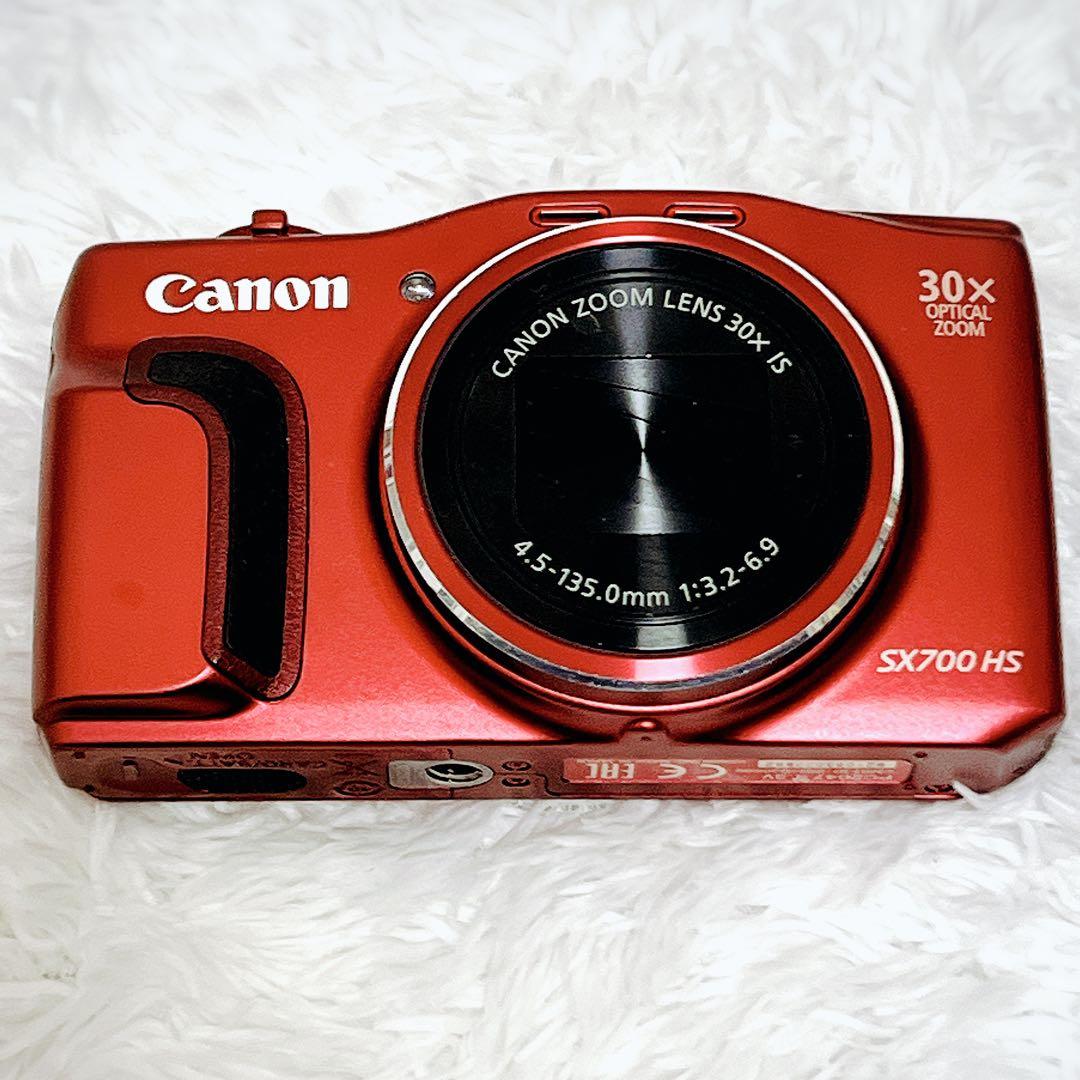 【美品】 Canon PowerShot SX700 HS Wi-Fi レッド