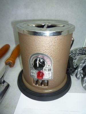 Water lily　タキイ　ランプ付　和裁こて　和裁コテ　鏝２本付