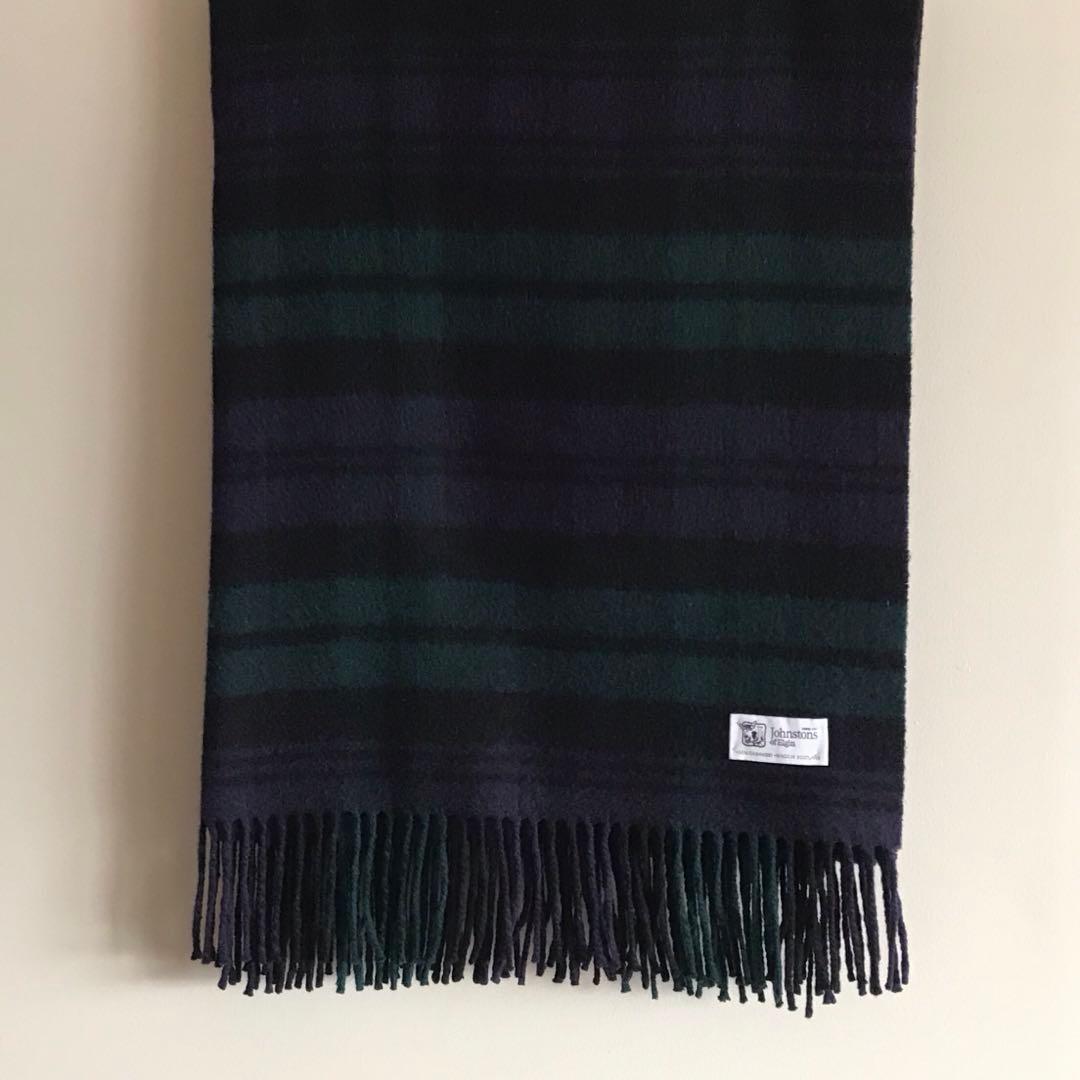 あこやパールピアス　Johnstons カシミヤ100% 大判ストール