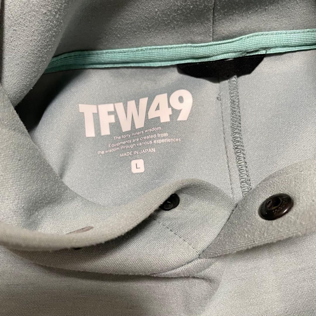 TFW49 パーカー　ブルー　L ゴルフ　トレーナー　スウェット