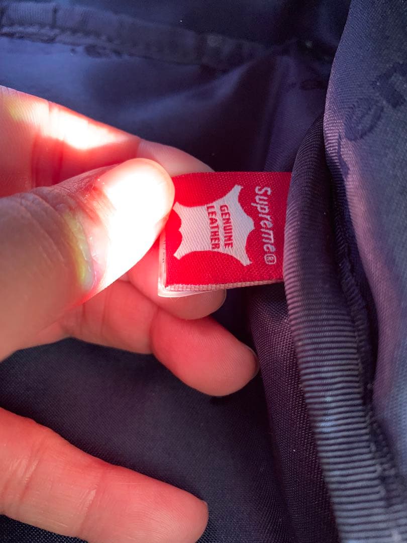 レア ☆ Supreme グラフィティ柄 スリングバッグ デニム ステッカー付き