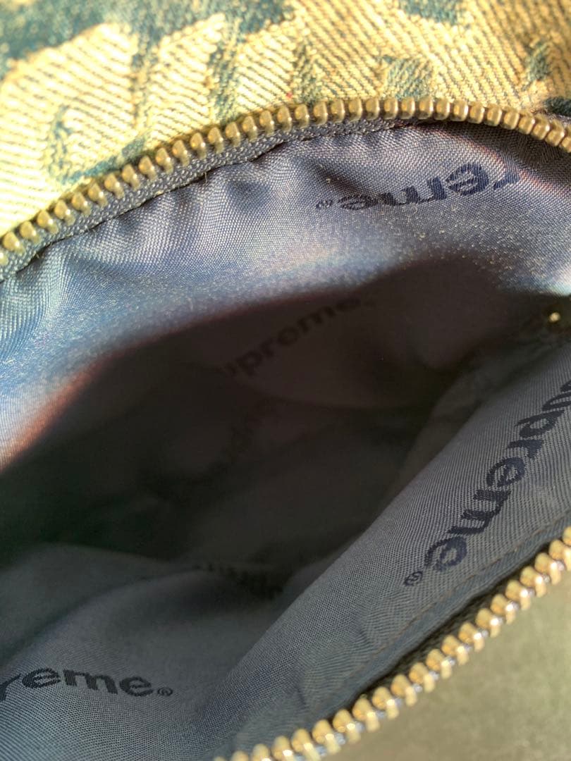 レア ☆ Supreme グラフィティ柄 スリングバッグ デニム ステッカー付き