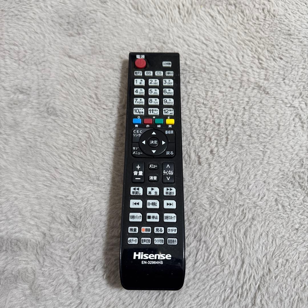 ハイセンス　32V型液晶テレビ　 HJ32K3120　ハイビジョン　2018年製