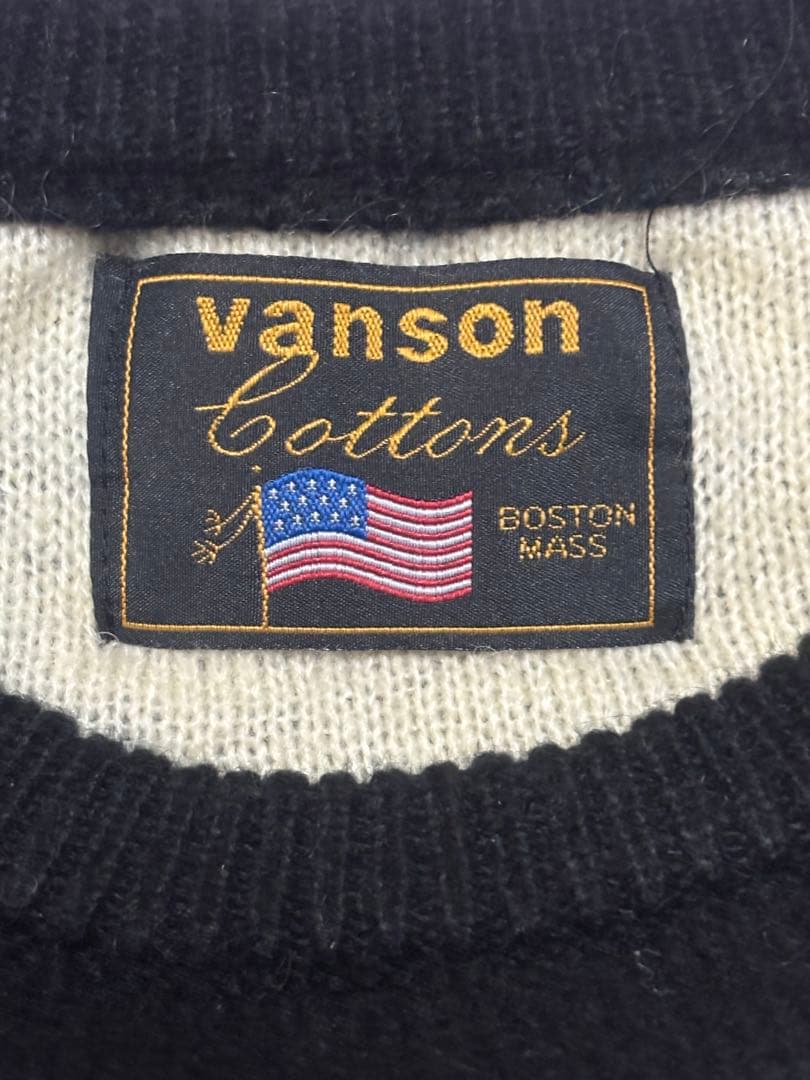 vanson スケルトン柄 ニット　セーター