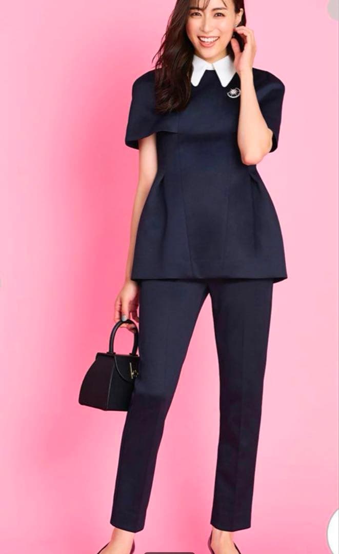 CELFORD セルフォード 襟付きポンチセットアップ Sサイズ