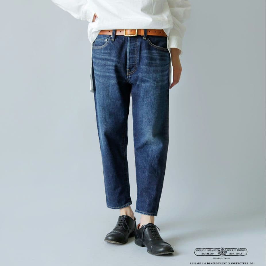 美品◆R & D.M.Co- オールドマンズテーラー クロップドデニム パンツ