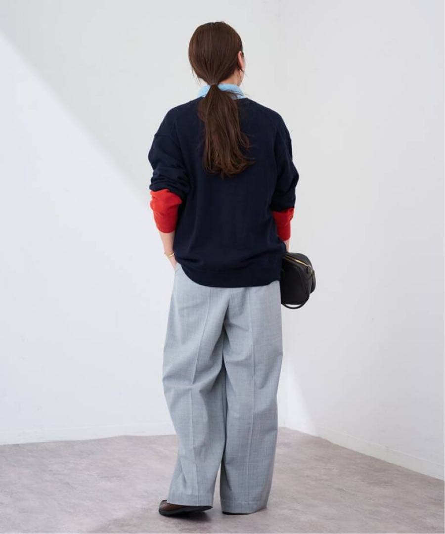 FRAMeWORK Horseインターシャ カーディガン