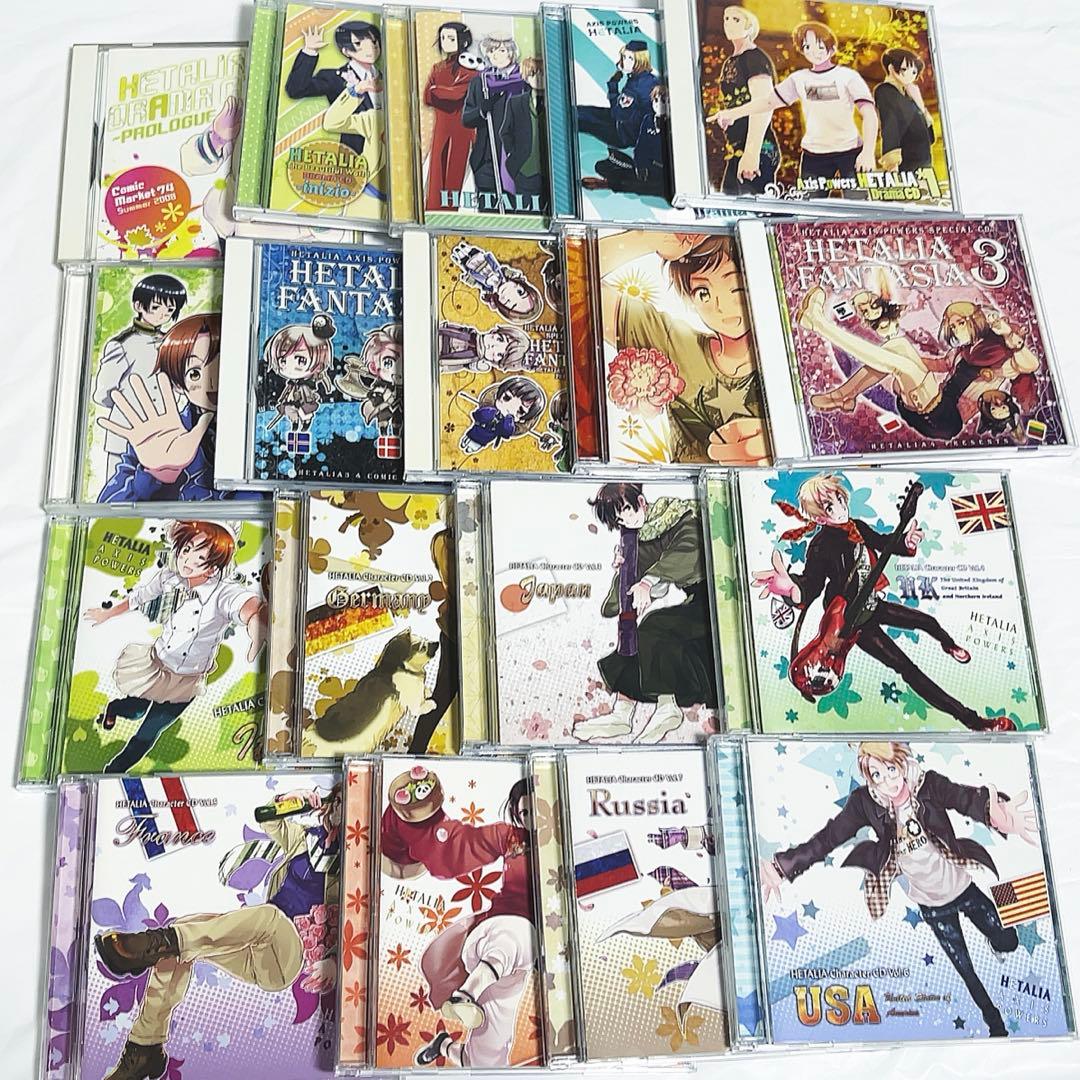 ヘタリア アニメイト限定版DVD キャラソン CD 全巻購入特典