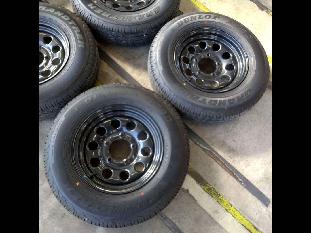 ジムニーシエラ JB74 純正 グラントレック タイヤ スチールホイールセット