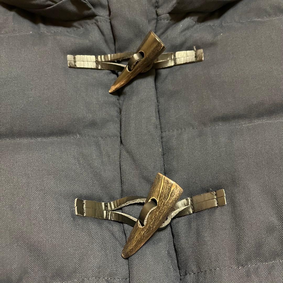 【23区】近年モデル　ダッフルダウンコート　2way ネイビー　38