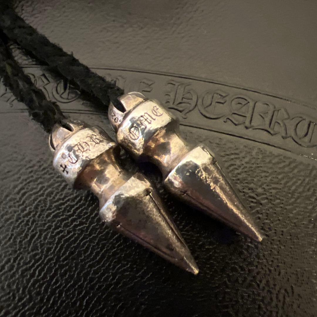 クロムハーツ/LEATHER BRAID/スパイク/レザーブレード