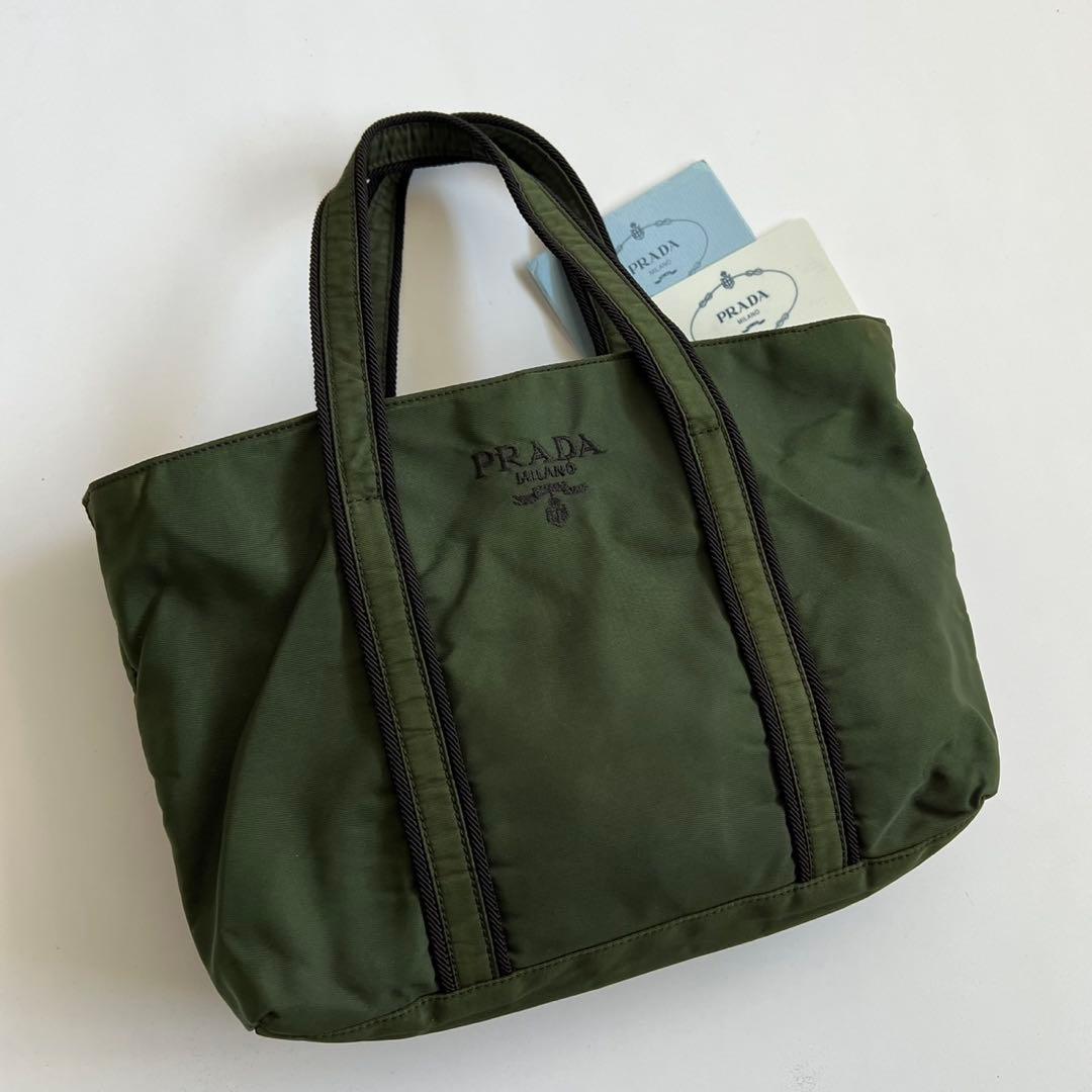 バッグ PRADA TESSUTO NYLON TOTE HAND BAG