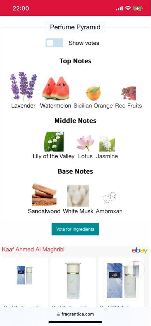 香水(男性用) Ahmed Al Maghribi Kaaf