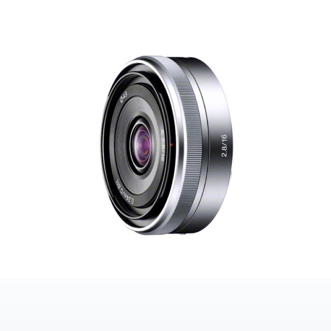 [美品]SONY E 2.8/16 単焦点レンズ　パンケーキレンズ