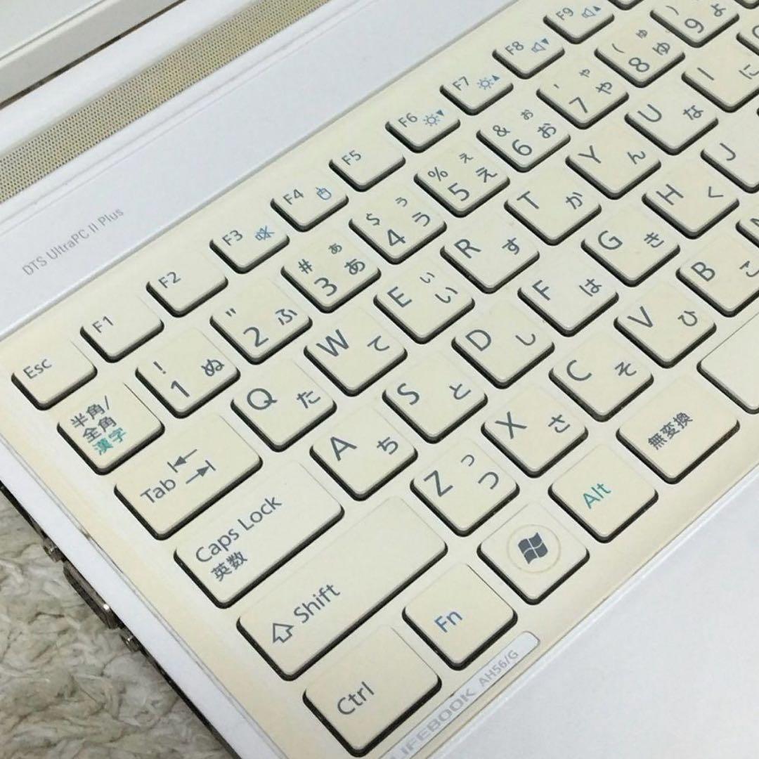 最新windows11✨初期設定済すぐ使える富士通白ノートパソコンカメラ付