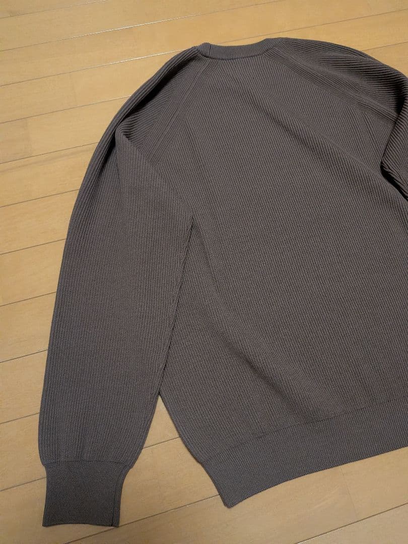 極美品バトナー HARD TWIST WOOL CREW NECK　検オーラリー